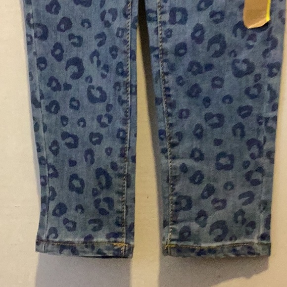 NWT There Abouts Girls Cheetah Print Jeans Size 4 - Picture 2 of 5
